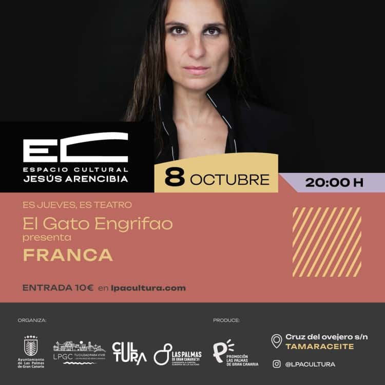 Representación teatral de Franca