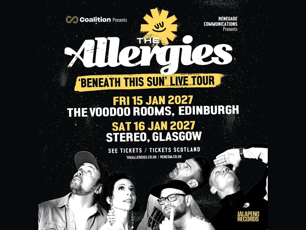 The Allergies - Beneath This Sun live tour