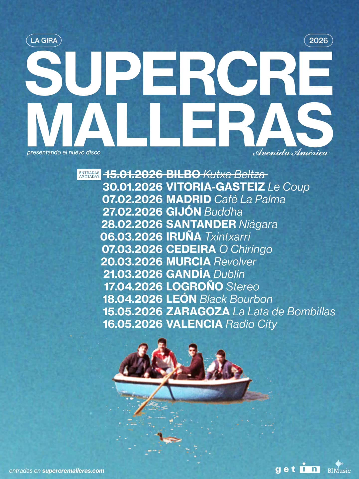 Concierto de Supercremalleras en Gijón - Gira Avenida América