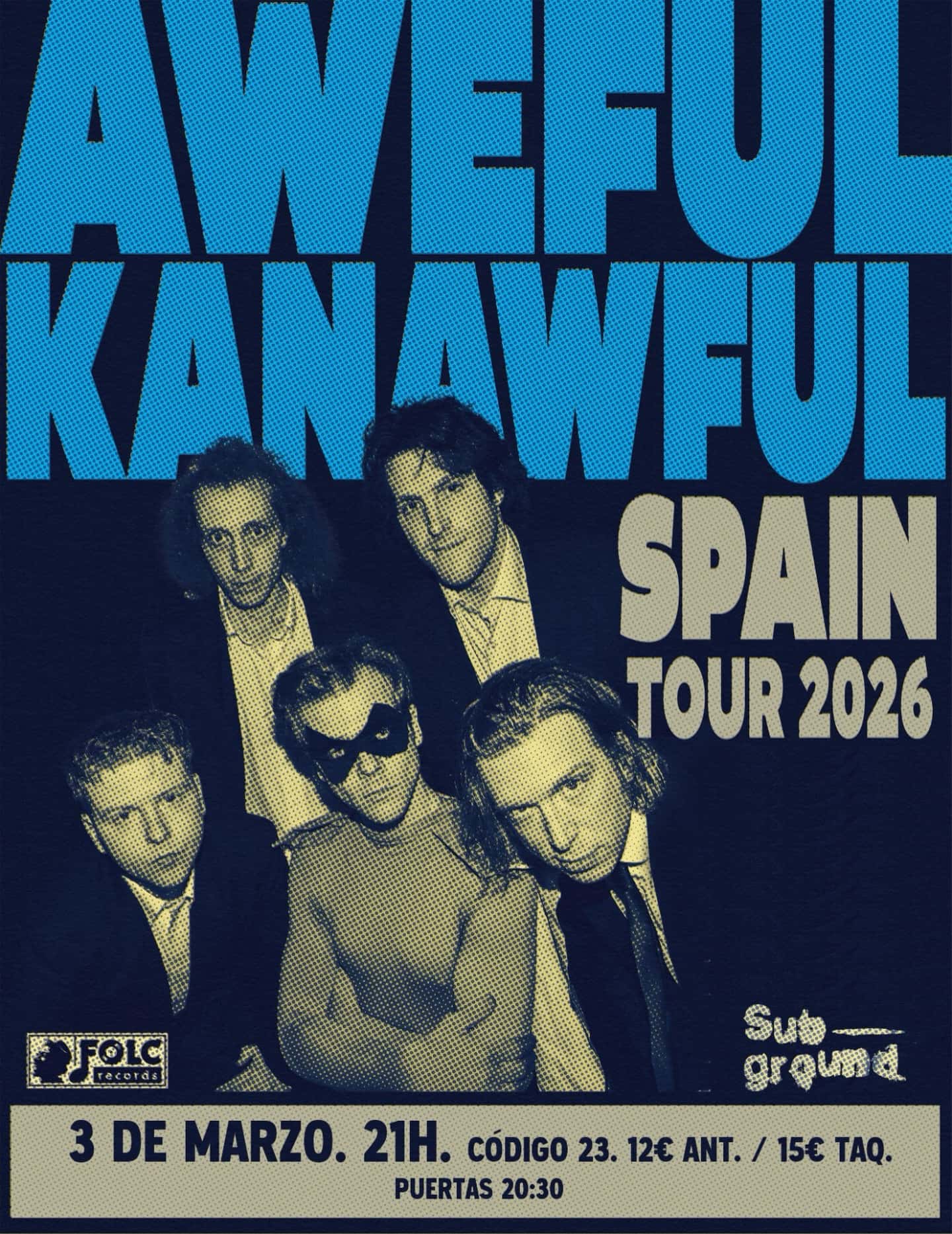 Concierto de Aweful Kanawful