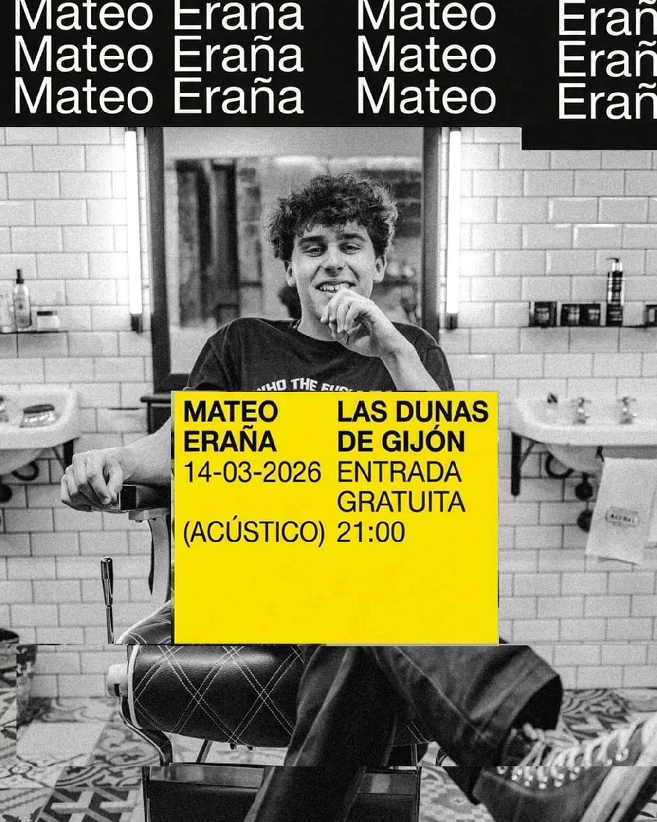 Concierto acústico de Mateo Eraña