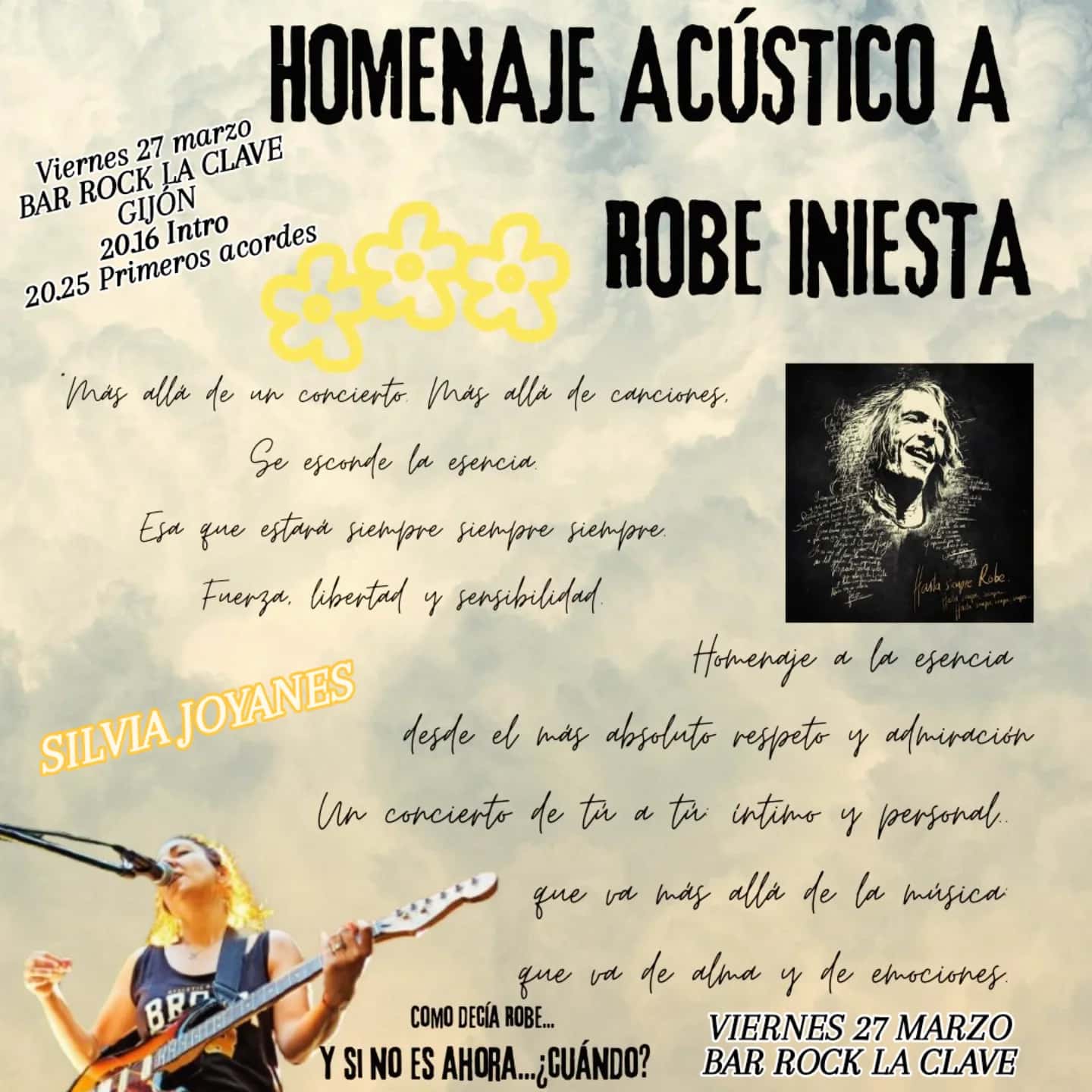 Homenaje acústico a la esencia: A Robe Iniesta