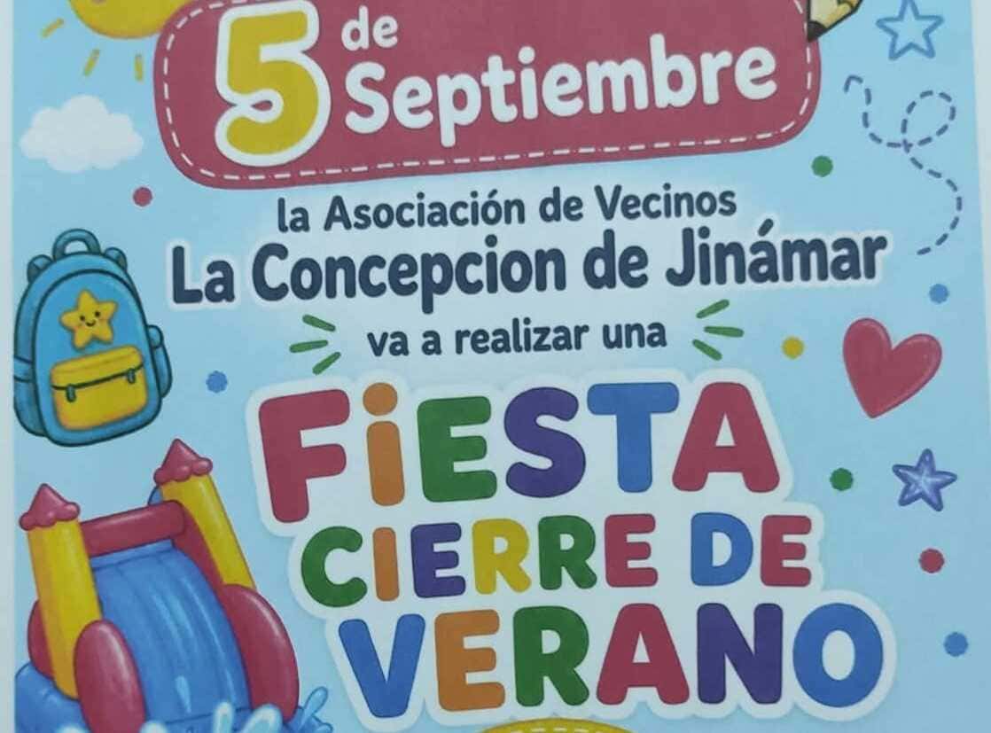 Fiesta infantil para despedir el verano
