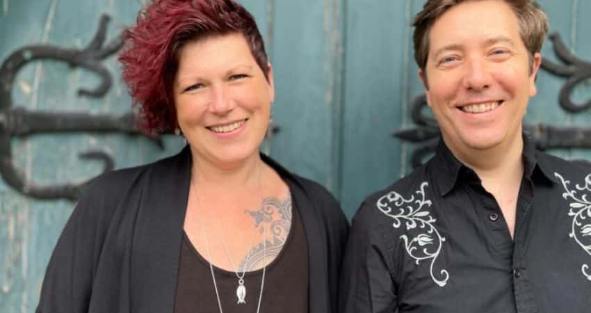 Miranda Sykes and Jim Causley