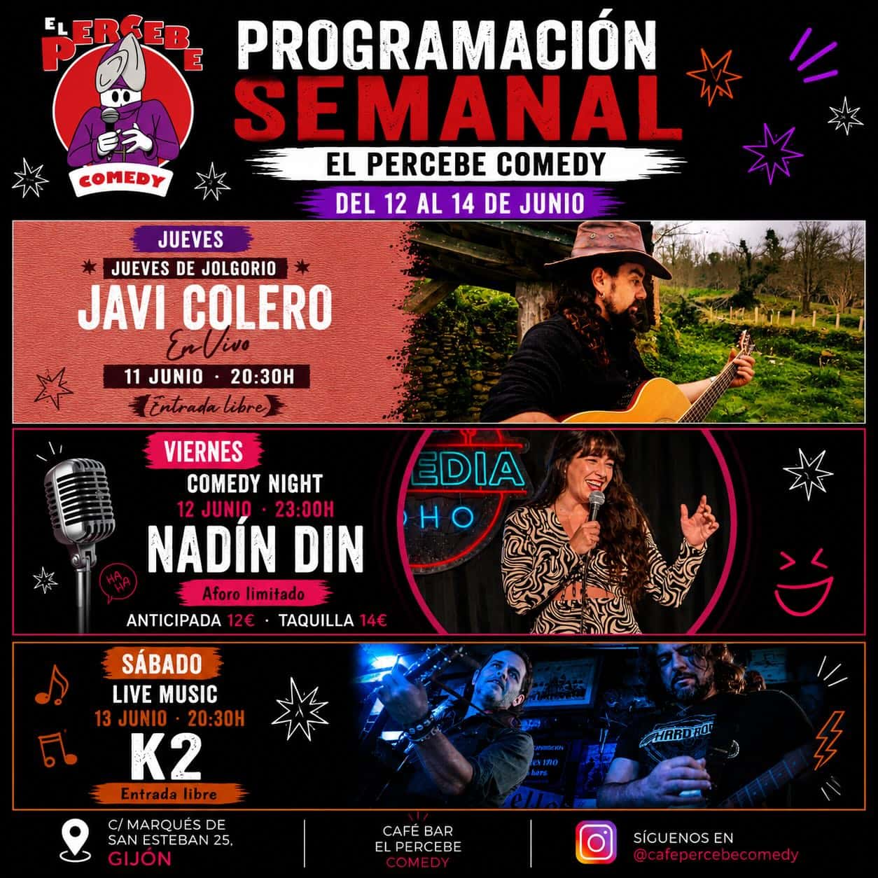 Comedy Night con Nadín Din