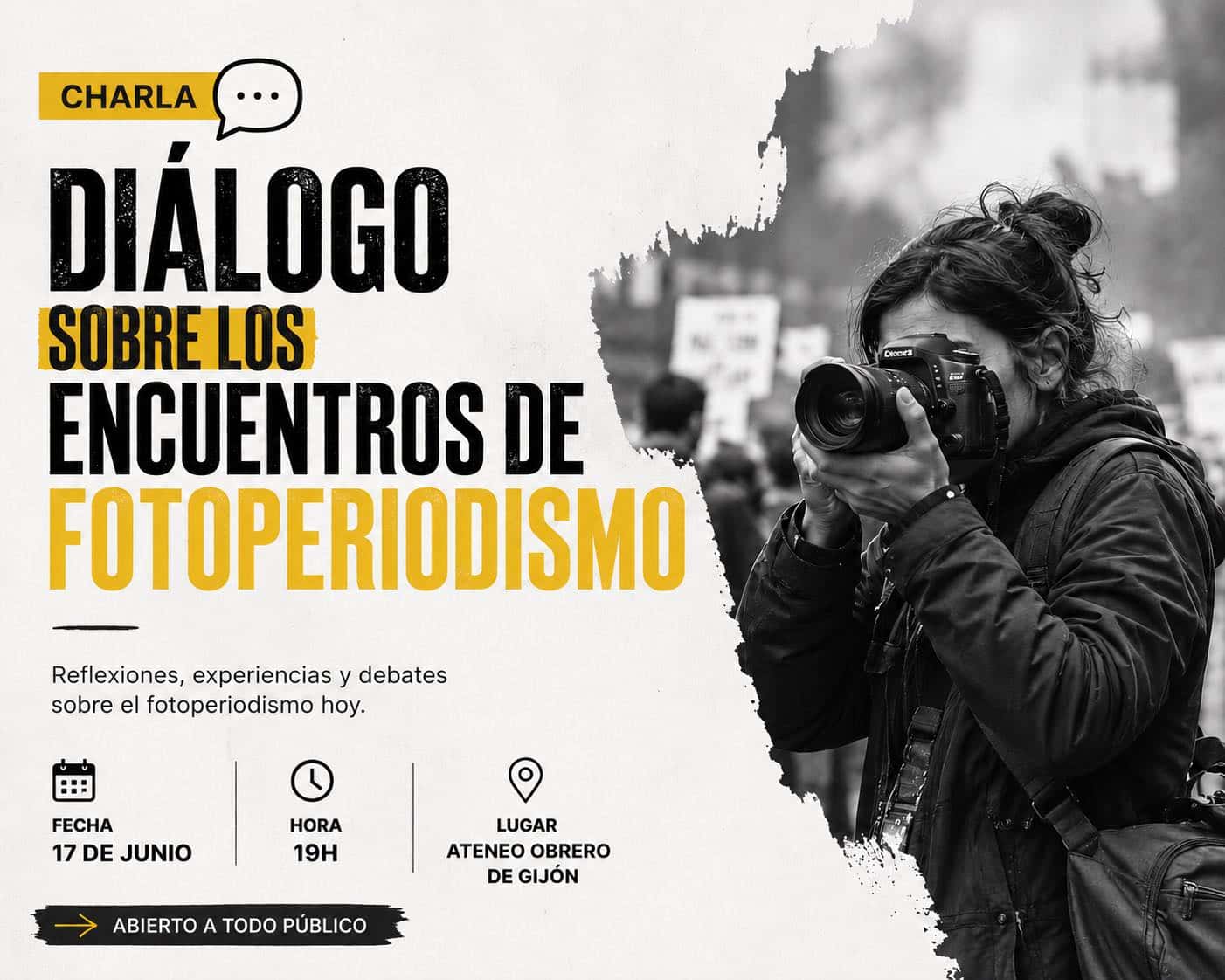 Diálogo sobre los Encuentros de Fotoperiodismo