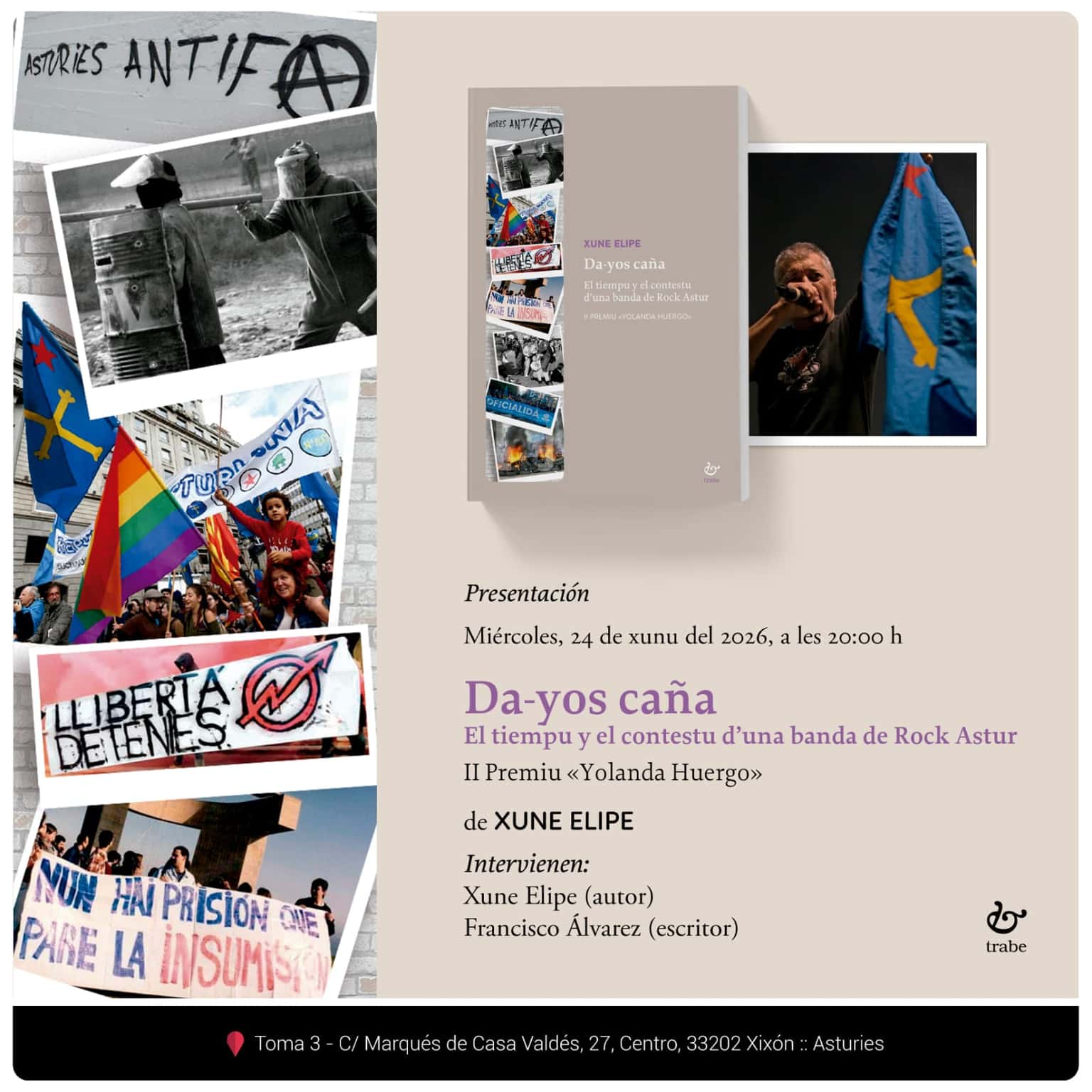 Presentación del libro 'Da-yos caña'