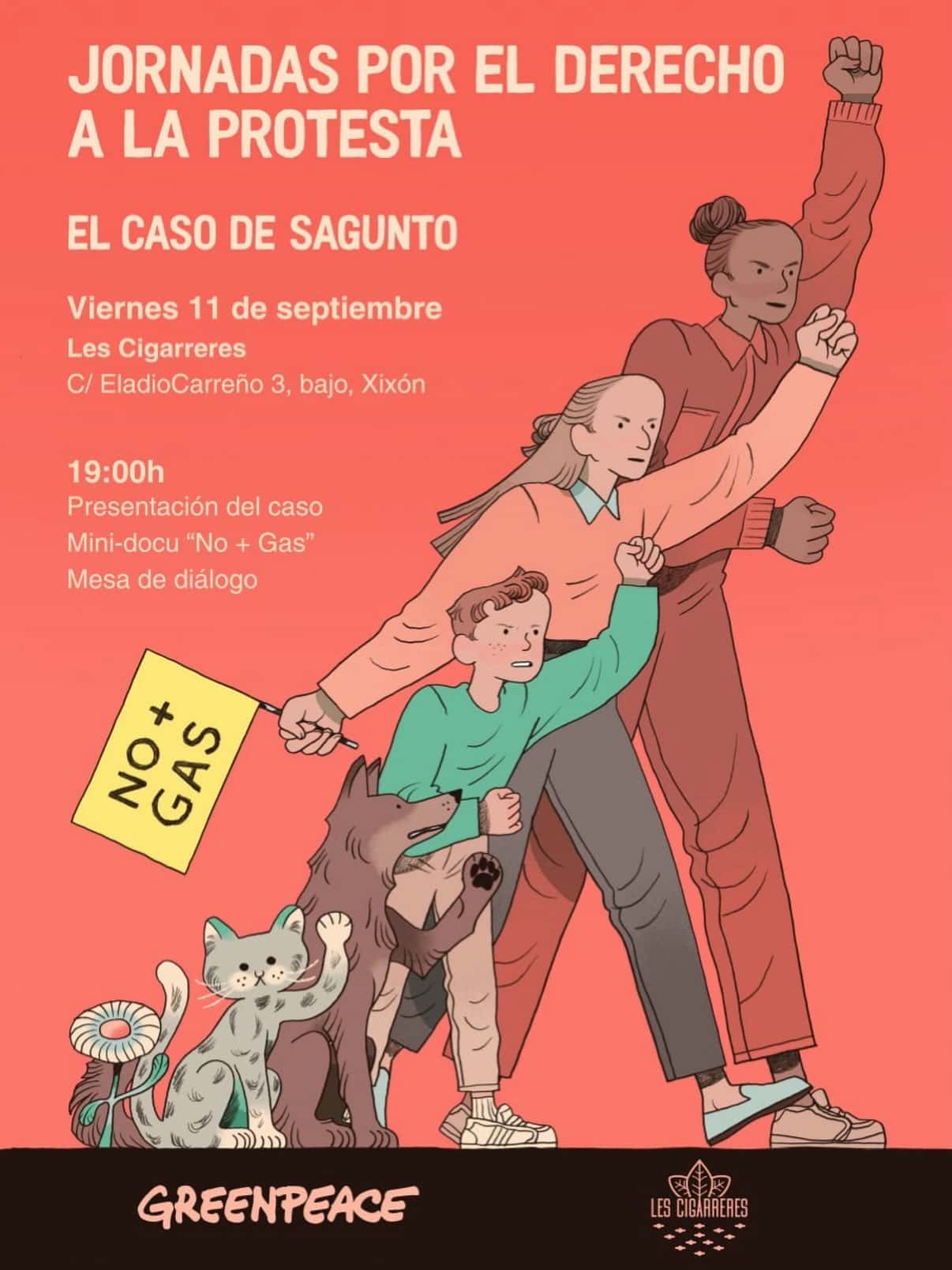 Jornada por el derecho a la protesta: el caso de Sagunto