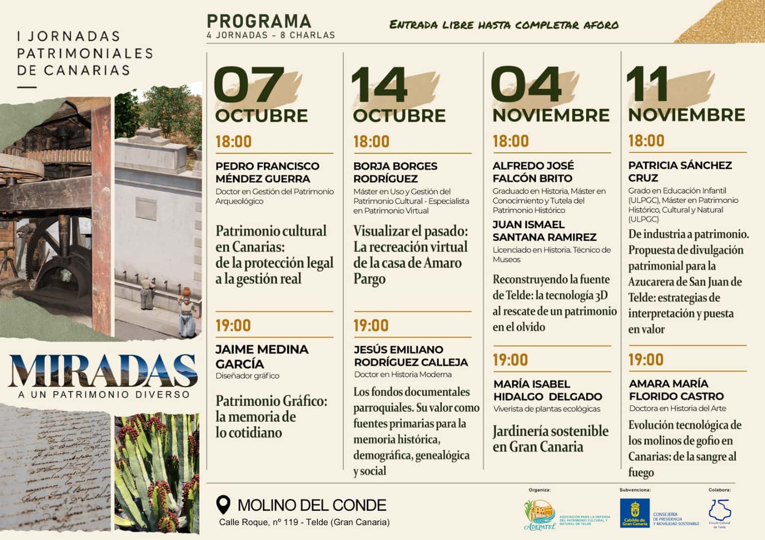 I Jornadas Patrimoniales de Canarias: miradas a un patrimonio diverso