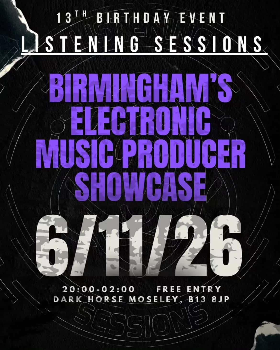 Listening Sessions: 13th Birthday