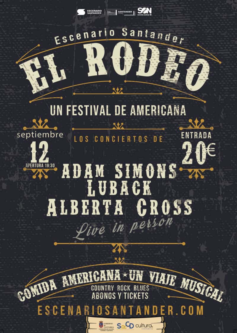 Segunda jornada del Rodeo Festival: Adam Simons, Alberta Cross y Luback