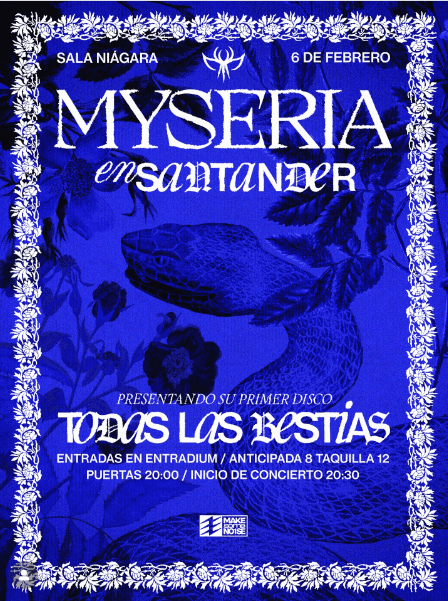 Myseria presenta en concierto su álbum debut 'Todas las Bestias'