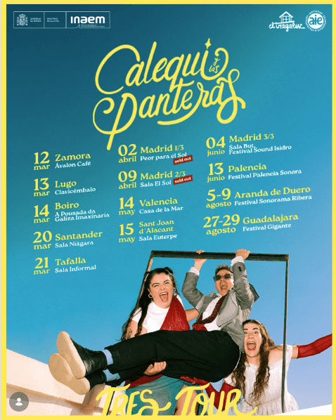 Calequi y Las Panteras - Presentación álbum 'TRES'