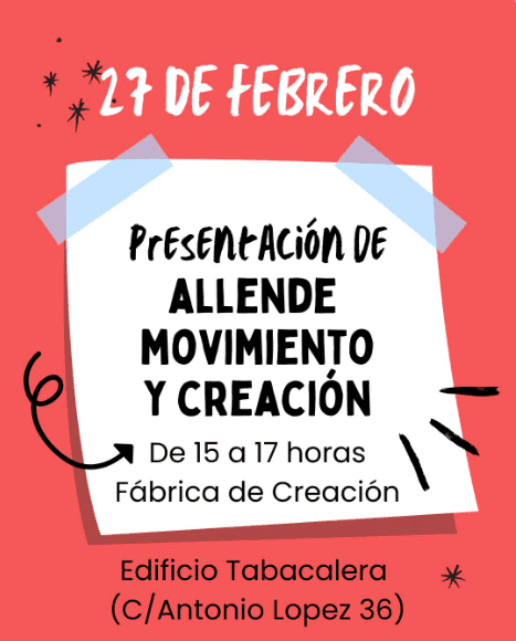 Presentación de la asociación Allende, Movimiento y Creación
