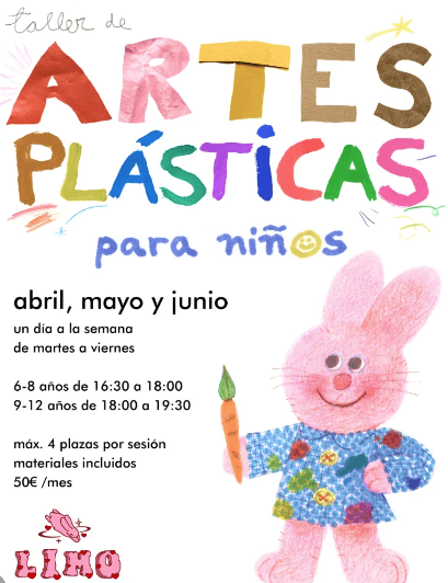 Taller de artes plásticas para niños