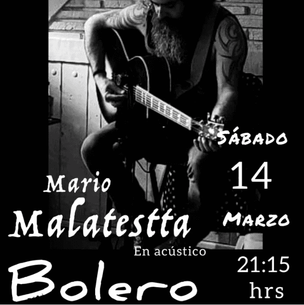 Mario Malatestta en acústico