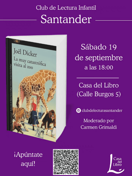 Club de lectura infantil: La muy catastrófica visita al Zoo