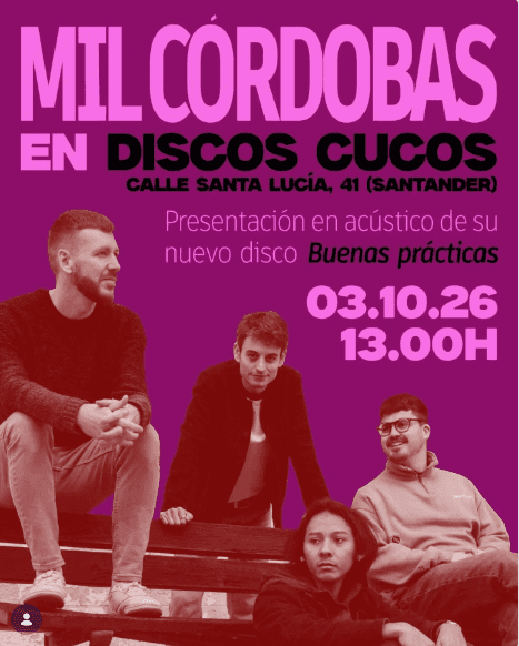 Mil Córdobas presentan en acústico su nuevo trabajo 'Buenas prácticas'