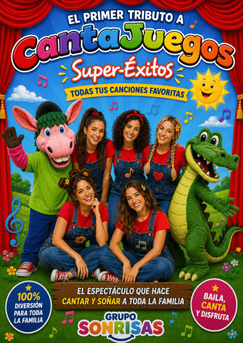 El primer tributo a CantaJuegos - Grupo Sonrisas presenta 'Super-Éxitos'