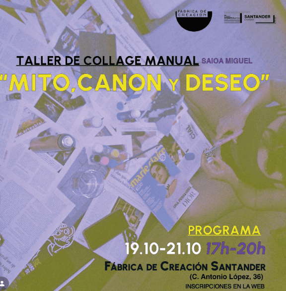 Taller de collage 'Mito, canon y deseo' con Saioa Miguel