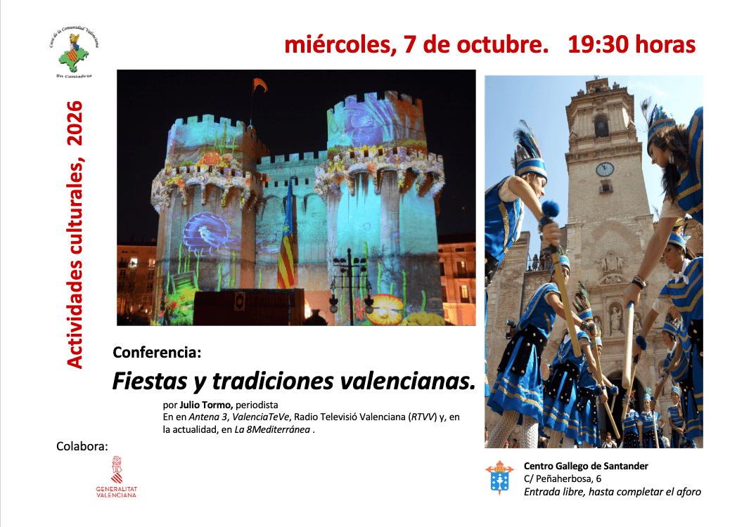 Conferencia: Fiestas y tradiciones valencianas