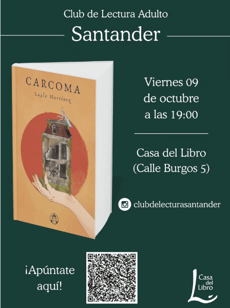 Club de Lectura: Carcoma, de Layla Martínez