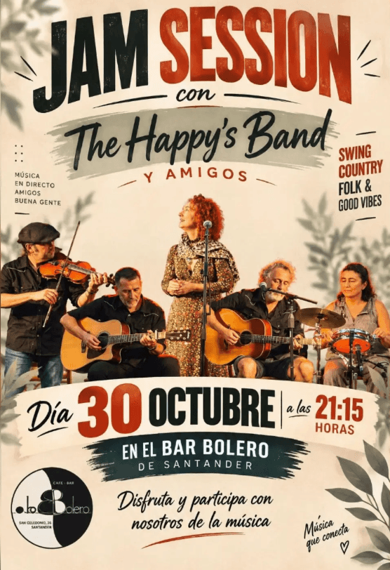 Jam Session con The Happy's Band y amigos