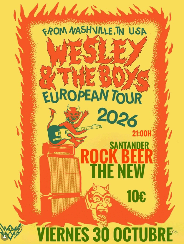 Wesley & The Boys. European Tour 2026