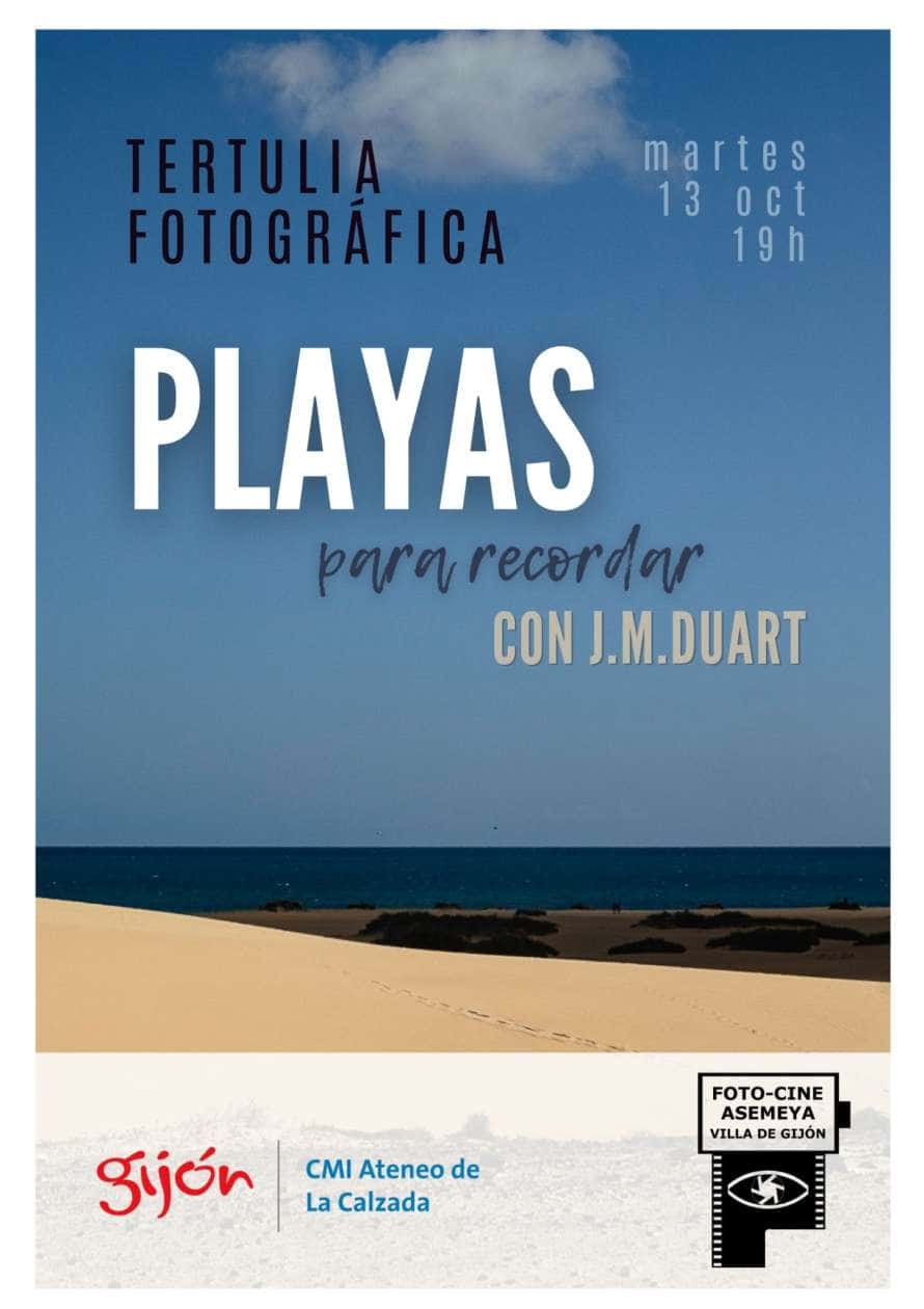 Tertulia fotográfica 'Playas para recordar'