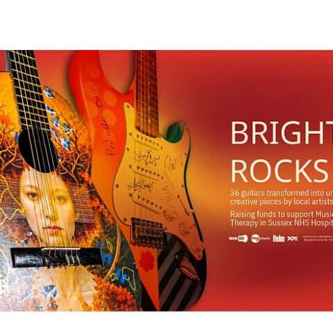Brighton Rocks Signed Guitars Exhibition