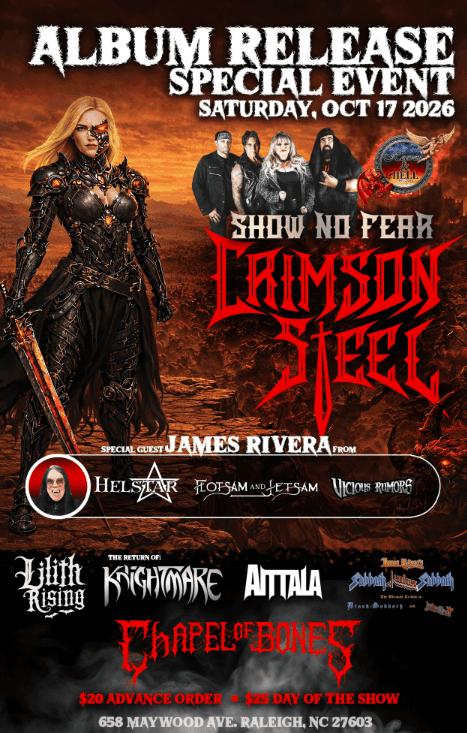 Crimson Steel: Album Release