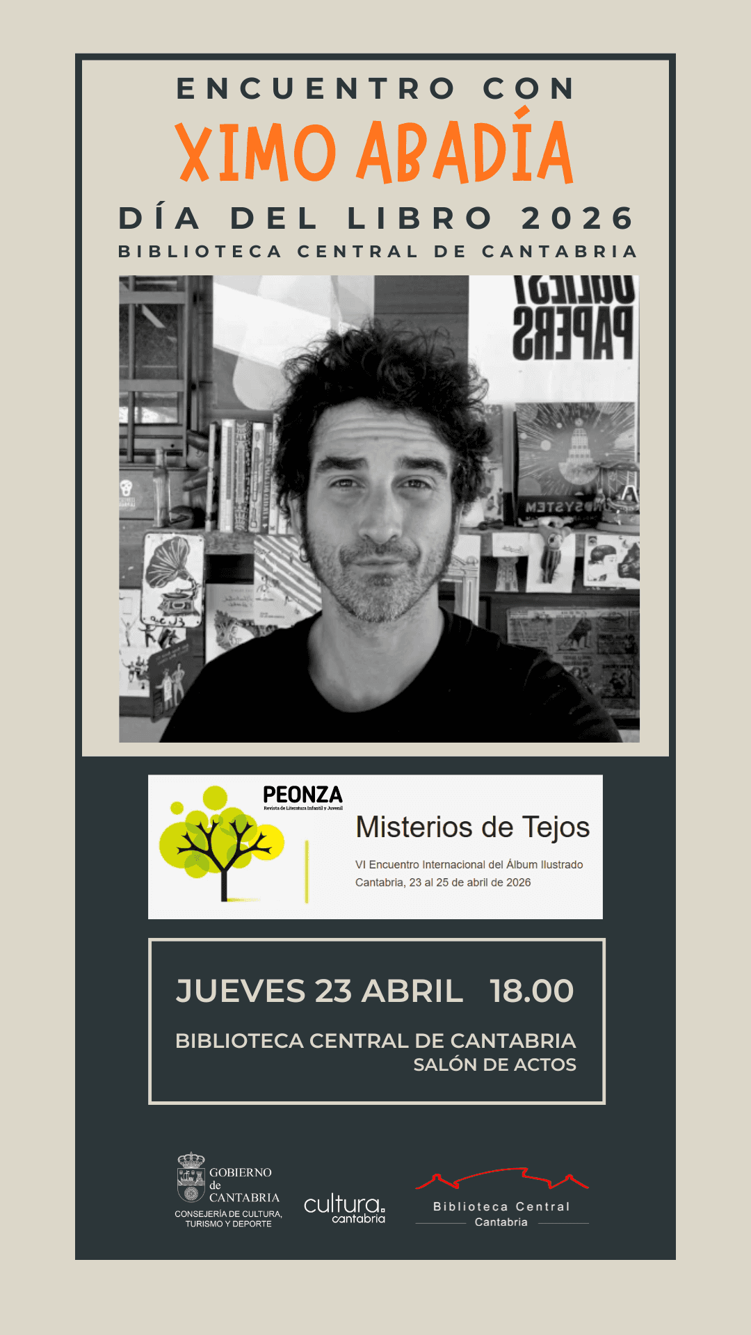 Encuentro con el ilustrador y autor de libros ilustrados Ximo Abadía