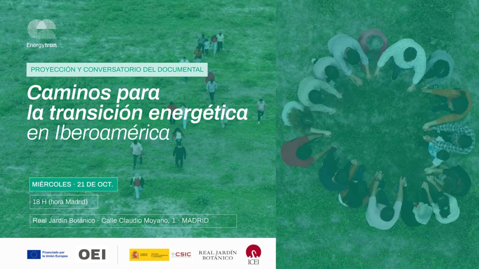 Documental y coloquio: Caminos para la transición energética en Iberoamérica