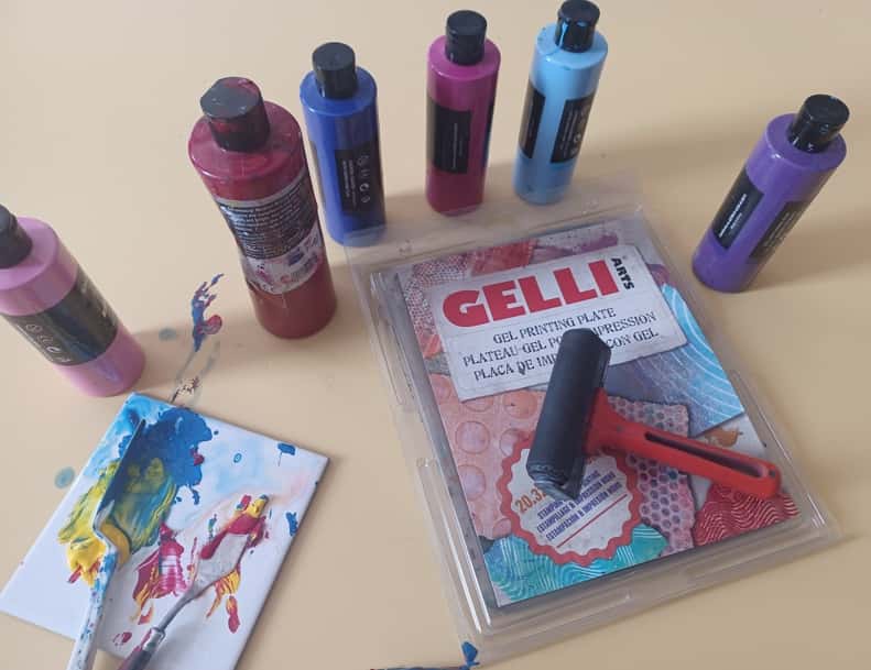 Autumn Gelli Prints
