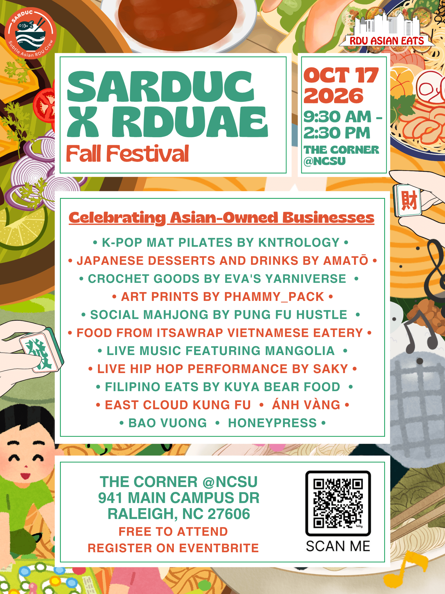 SARDUC x RDUAE Fall Fest