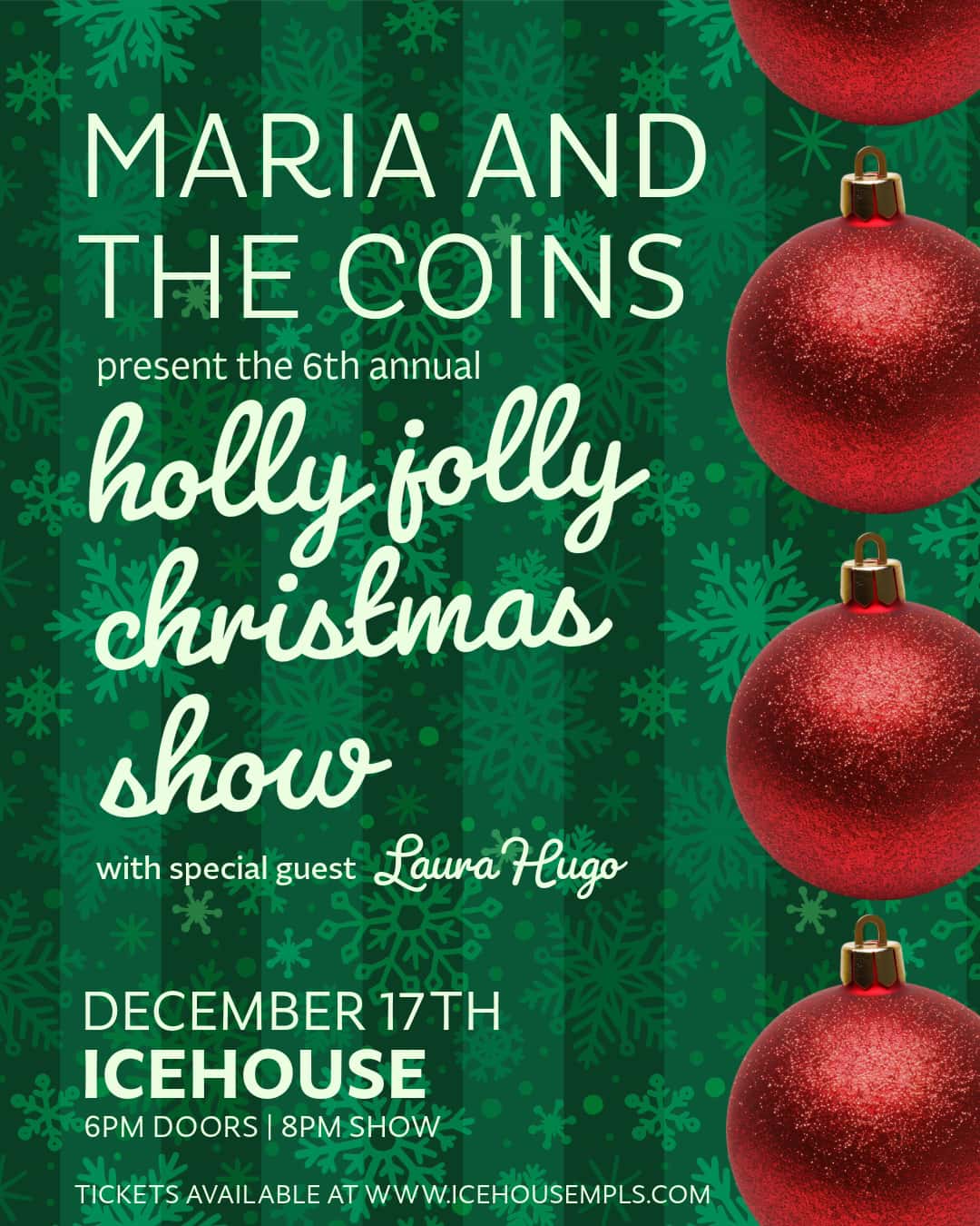 Maria and the Coins' 6th Annual Holly Jolly Christmas Show
