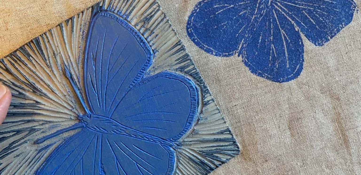 Linocut and Cushion Printing