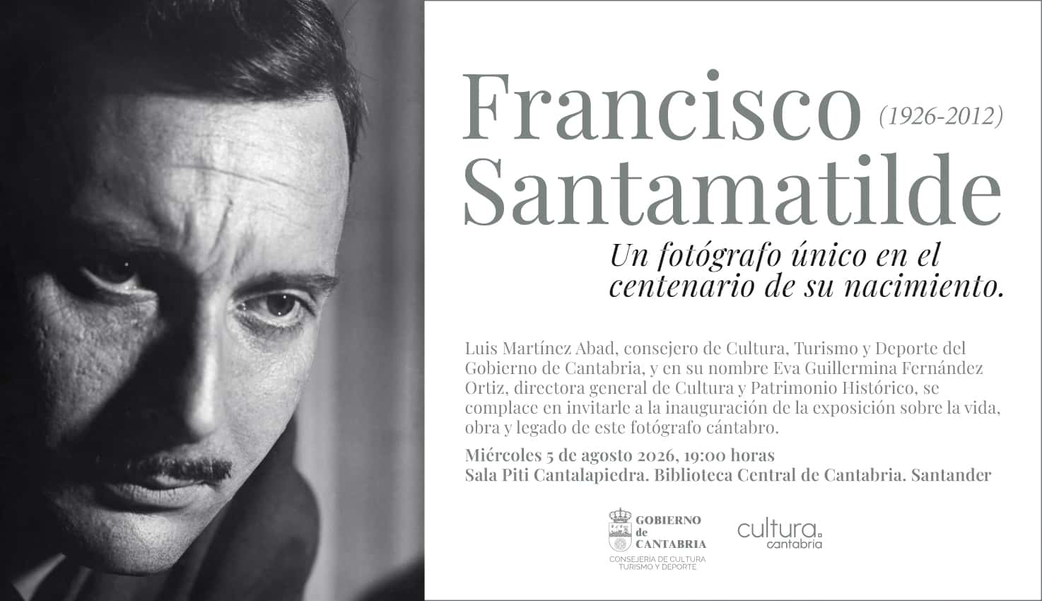 Inauguración de la exposición Francisco Santamatilde (1926-2012). Un fotógrafo único en el centenario de su nacimiento