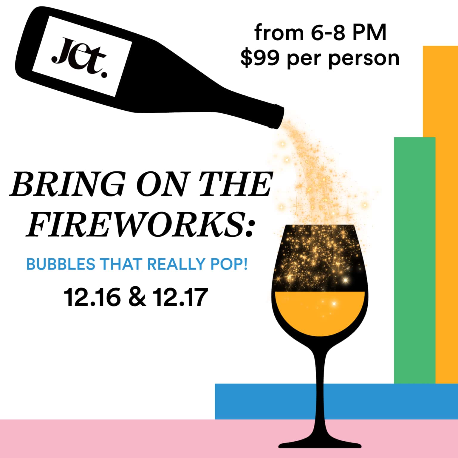 Bring on the Fireworks: bubbles that really pop