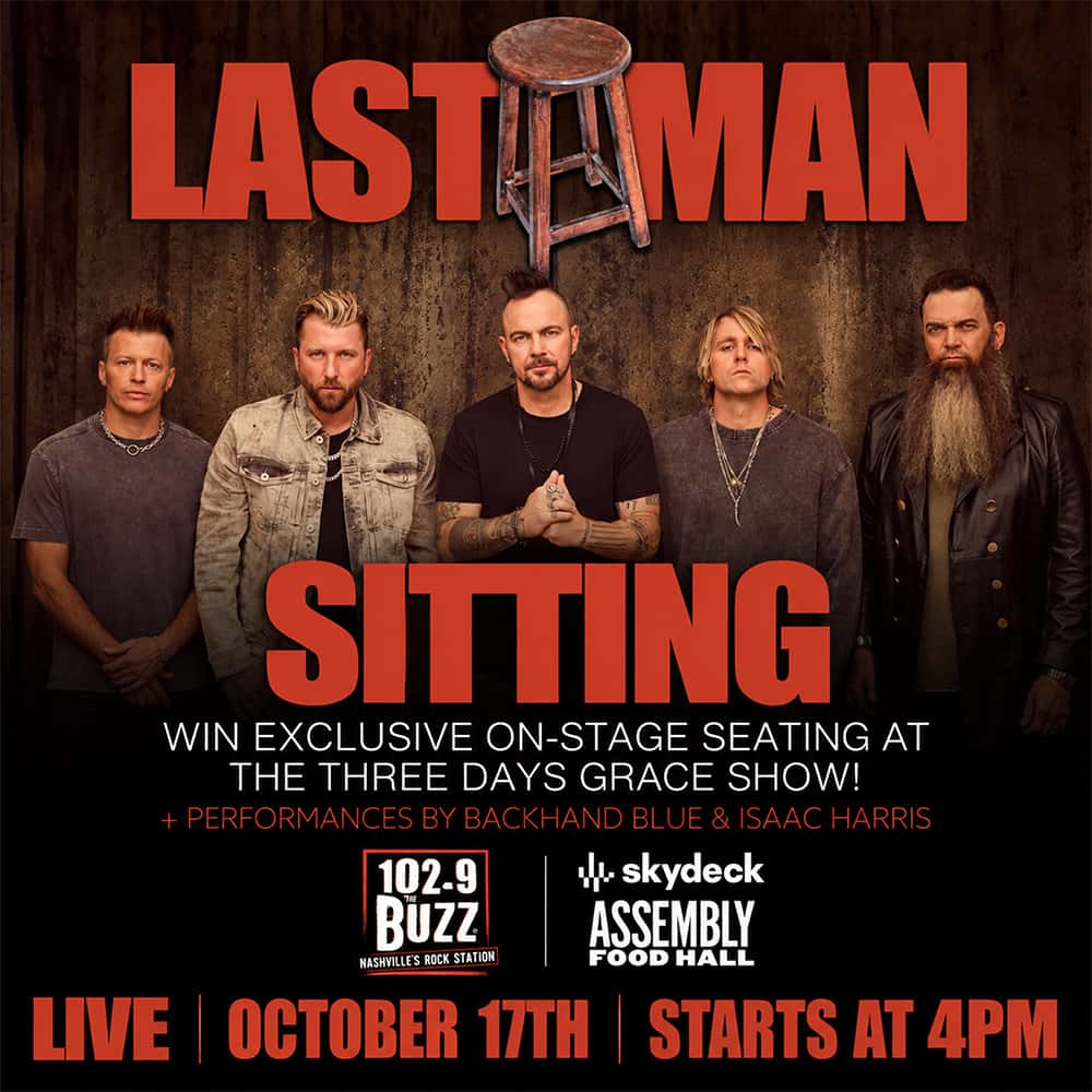 Last Man Sitting Musical Chairs Contest - presented by 102.9 The Buzz
