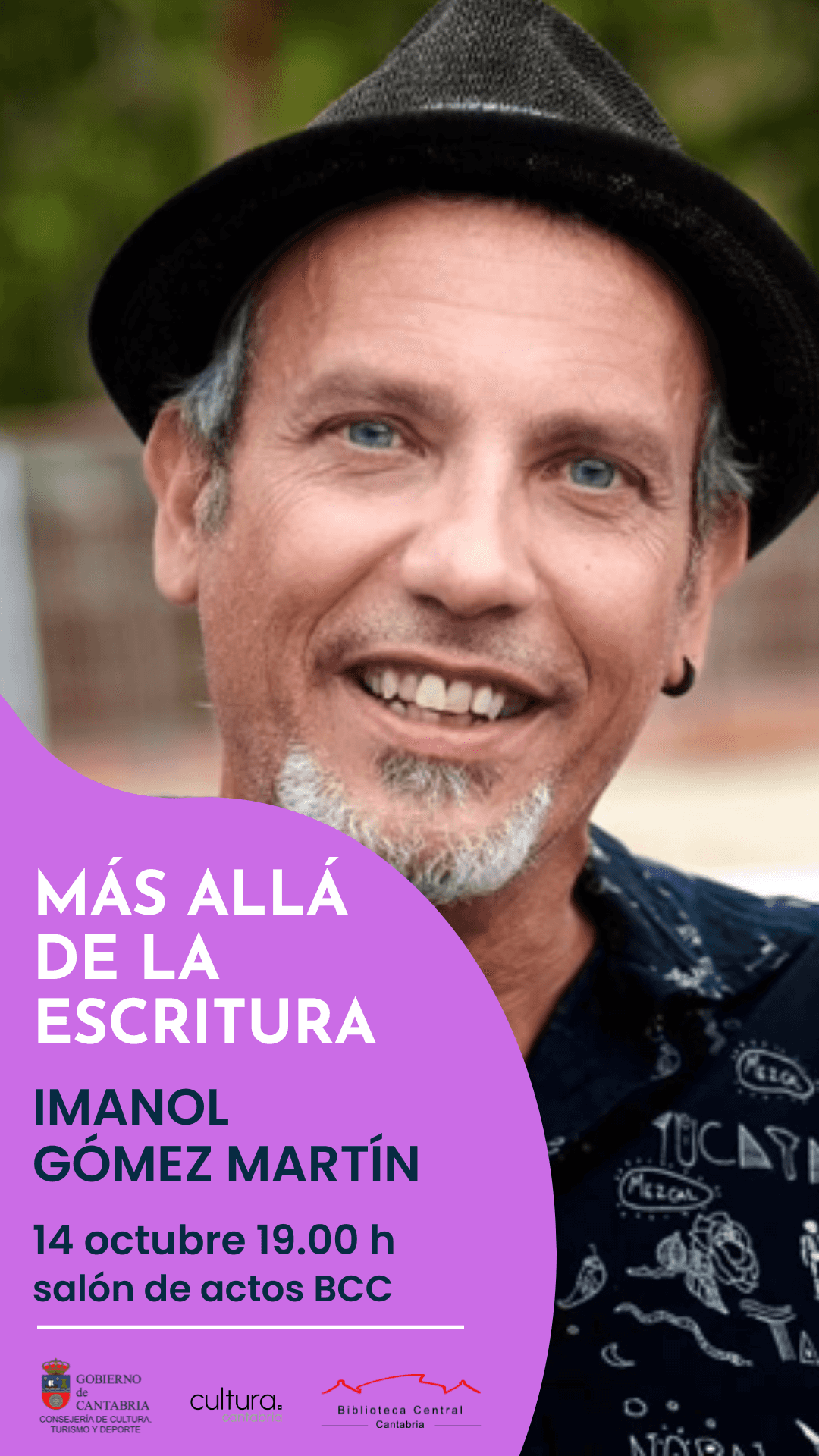 Ciclo Más allá de la escritura: Encuentro con Imanol Gómez Martín