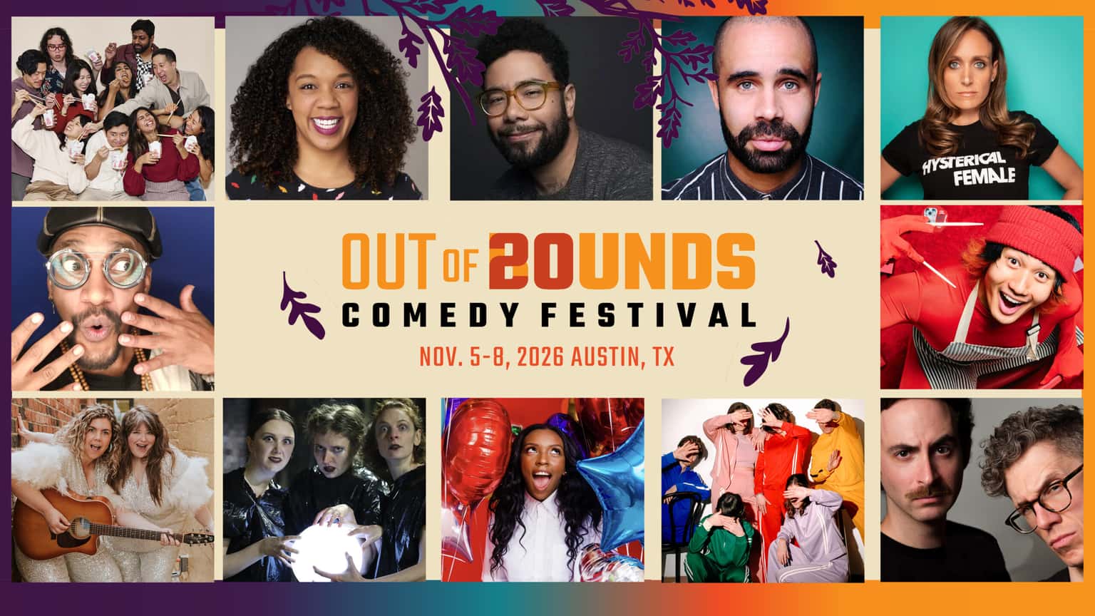 Out of Bounds Comedy Festival 2026