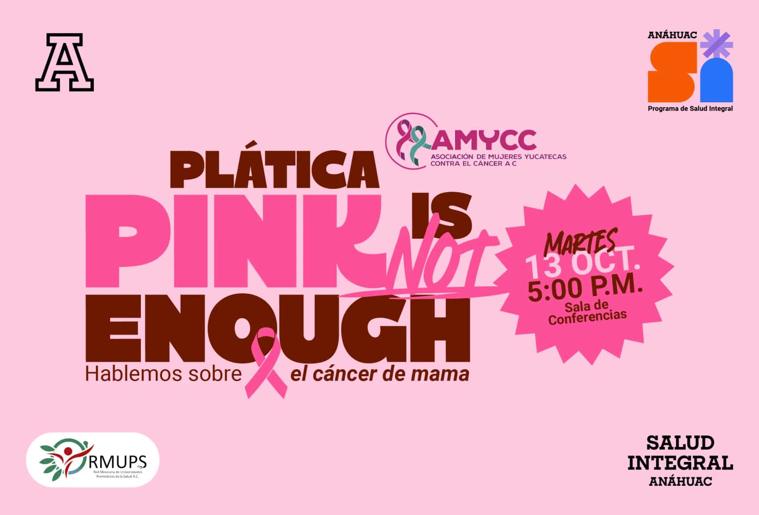 Pink is not enough: hablemos de cáncer de mama