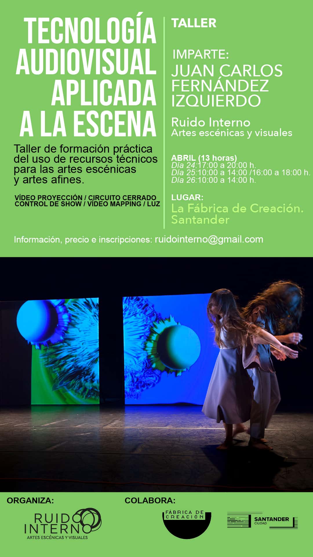 Taller: Tecnología audiovisual aplicada a la escena