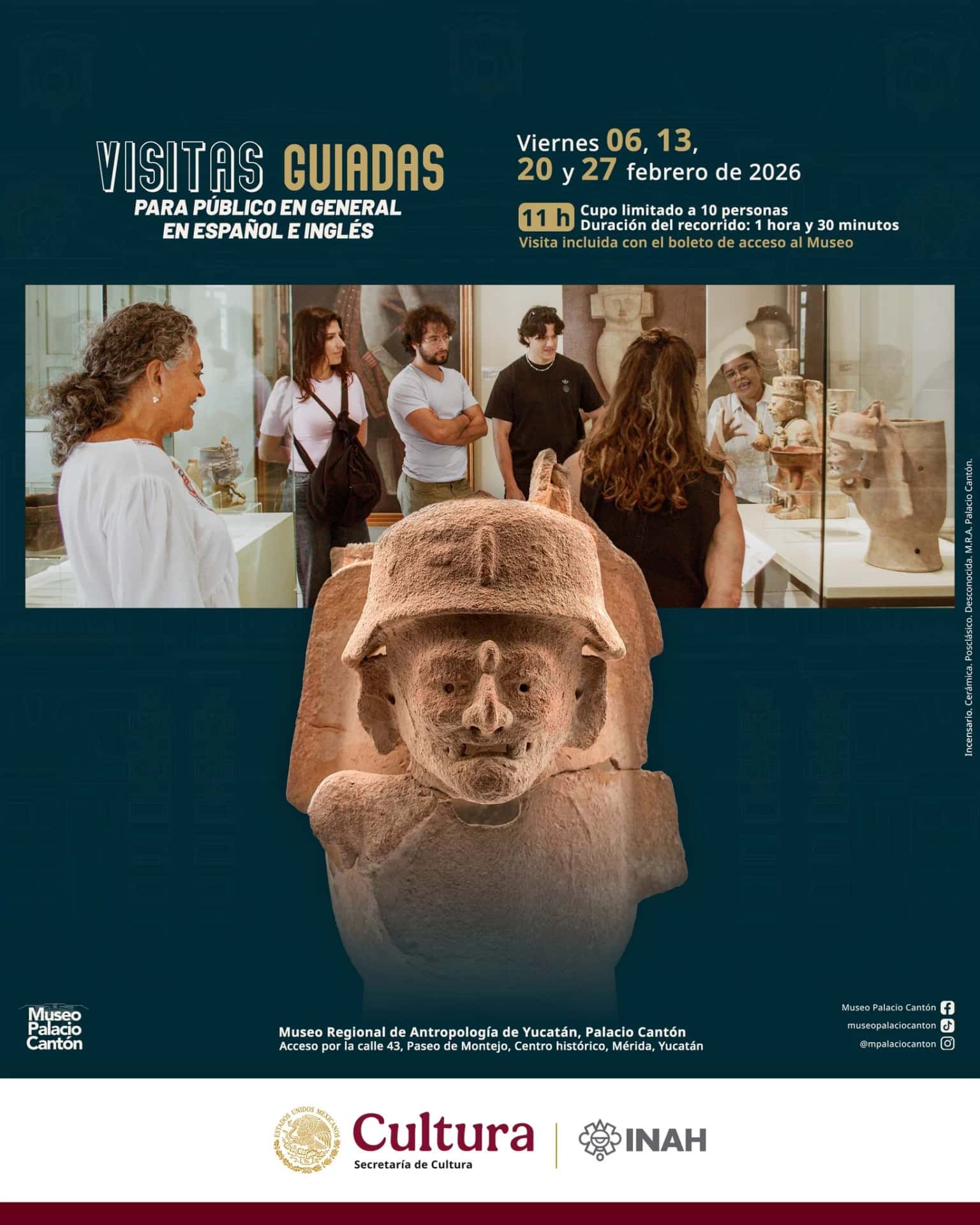 Visitas guiadas en Museo Palacio Cantón
