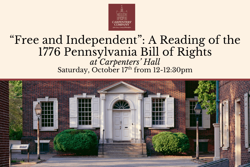 "Free and Independent": A Reading of the 1776 Pennsylvania Bill of Rights