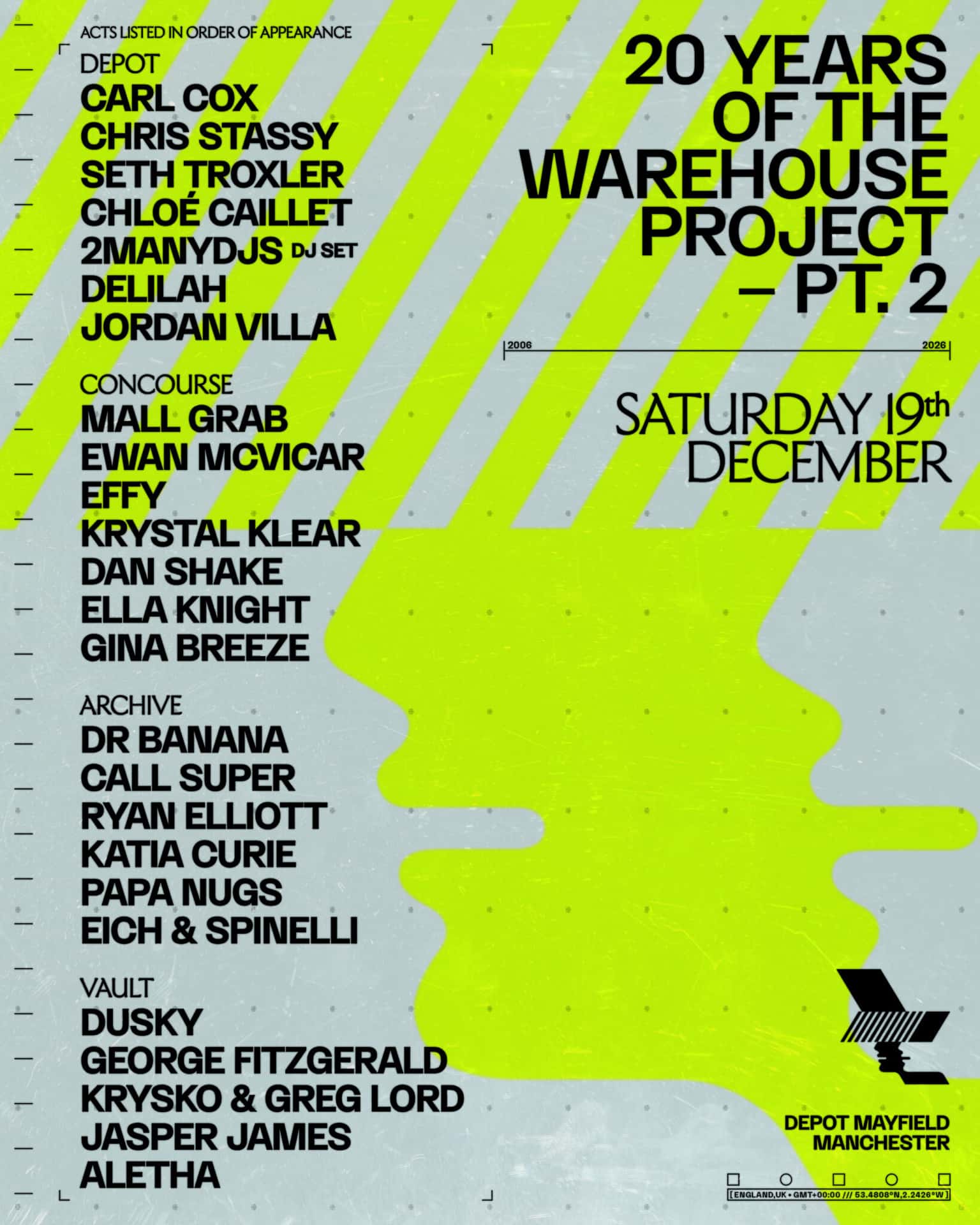 The Warehouse Project 20th anniversary Part 2