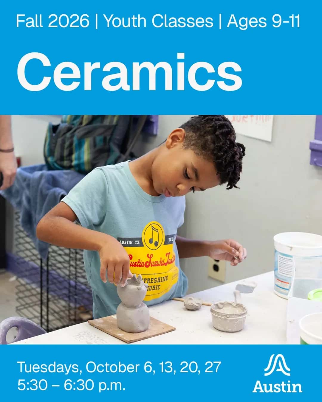 Youth Studio Fall: Ceramics
