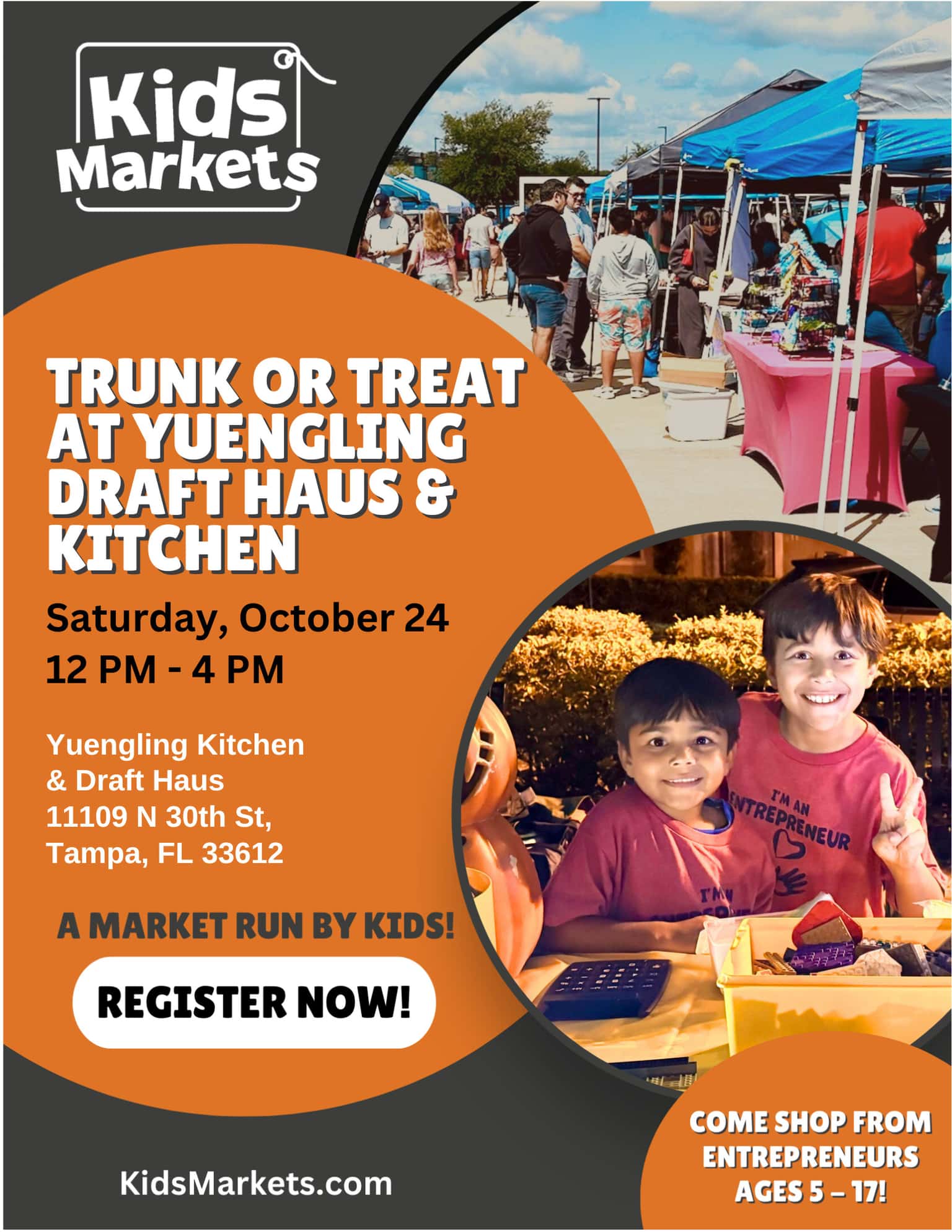 Kids Market at Trunk or Treat at Yuengling