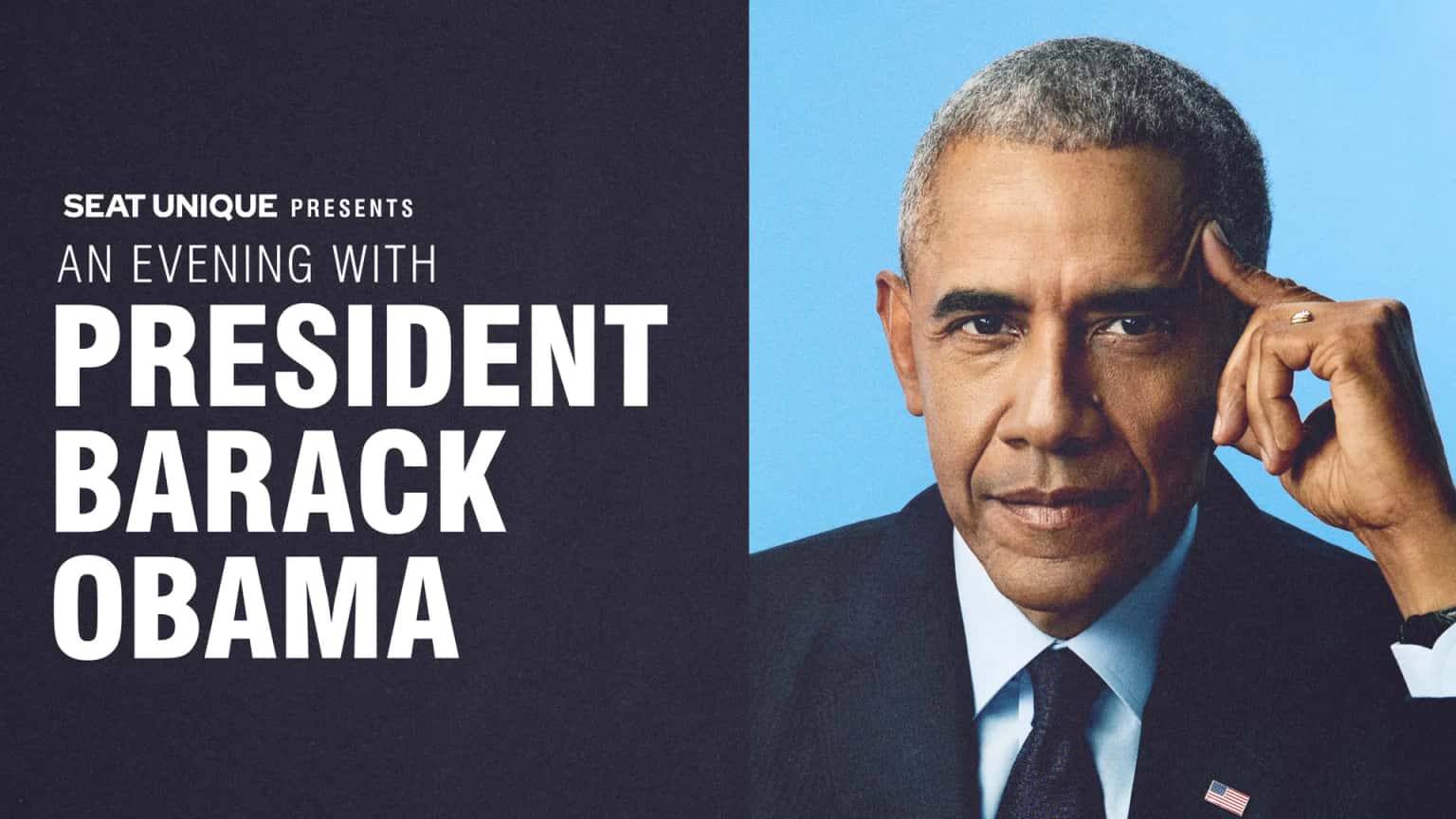 An Evening With President Barack Obama, presented by Seat Unique